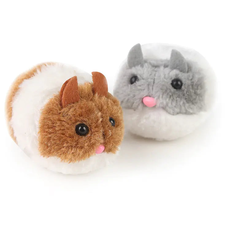 Vibrating Plush Mouse Cat Toy - Interactive Pet Supplies