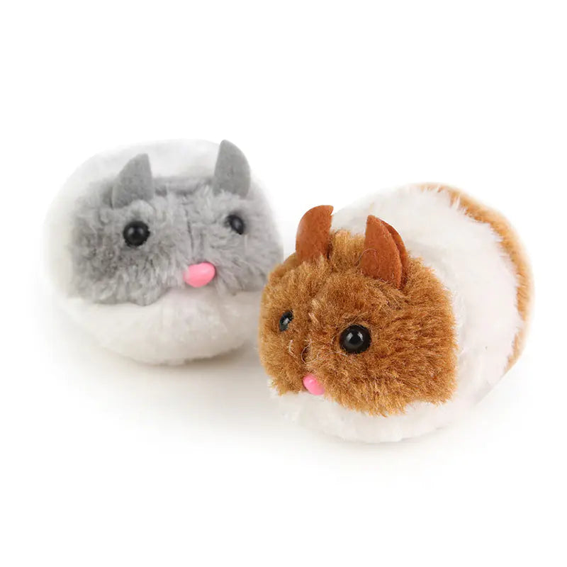 Vibrating Plush Mouse Cat Toy - Interactive Pet Supplies