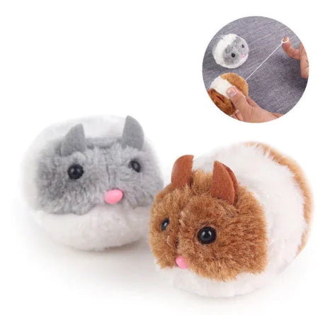 Vibrating Plush Mouse Cat Toy - Interactive Pet Supplies