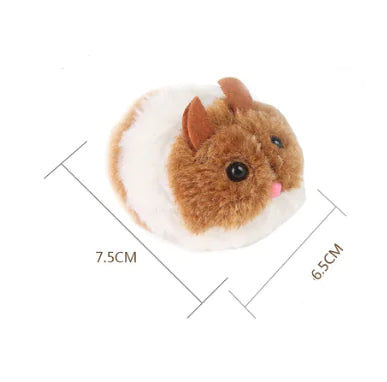 Vibrating Plush Mouse Cat Toy - Interactive Pet Supplies